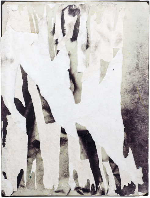 guillermo gudino art not to be seen nude women peeled-off images contemporary abstract photography hand-torn