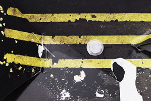 guillermo gudino contemporary art performance broken photography destruction cuts rips abstract abstract